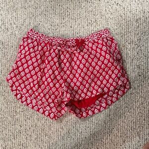 Vineyard Vines Red Shorts with White Accents